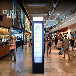 SD105B Upright <strong>Slim</strong> Display <strong>Freezer</strong> with Glass Door Frozen Food Ice Cream Promotion Showcase <strong>Freezer</strong> - Product Image 2