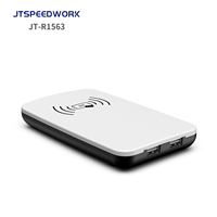 Lector RFID Hf JT-R1563 ISO 15693, Mini Lector de Tarjetas USB de Escritorio de Largo Alcance, Lector de Etiquetas RFID de 13.56mhz