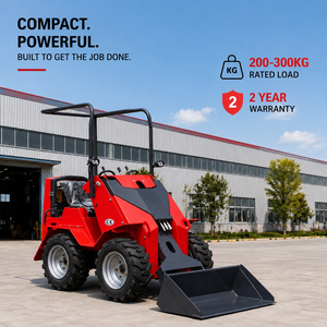 Minicargadora de Ruedas, 200-300 kg, Compacta, con Motor Diésel, Certificación CE y EPA, para Trabajos Agrícolas y de Jardinería, 2 Años de Garantía - Product Image 1