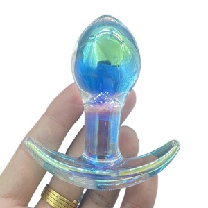 Productos para Adultos, Cristal, Simulación de Pene Femenino, Masturbador, Punto <span class=keywords><strong>G</strong></span>, Masajeador con Calor, Tapón Anal, Modelo - Product Image 4