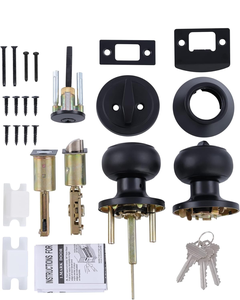 Tất Cả Các Keyed Xi Lanh Duy Nhất Khóa Chốt Cửa Combo Set Bền Chống Trộm Cửa Knob - Product Image 4