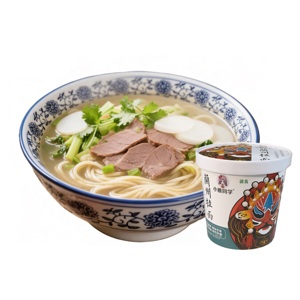 Fideos Instantáneos Halal <span class=keywords><strong>Lanzhou</strong></span> Clear Beef Soup <span class=keywords><strong>Ramen</strong></span> con un Caldo Limpio y Suave para una Comida Rápida y Reconfortante - Product Image 2