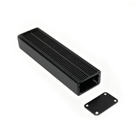 Kotak Aluminium Mini Kecil untuk PCB, Casing Aluminium Portabel, Kotak Heatsink Aluminium Pabrik, Kotak Aluminium Kecil