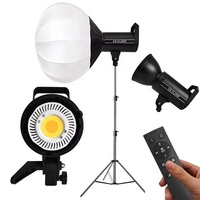 200W Télécommande COB Lampe LED Lumière Pour Photographe Photo Vidéo Film Studio Vidéo Film Tournage En Direct Streaming Smartphone