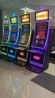 Machine d'arcade rotative à 3 rouleaux Fruit Spin avec distributeur de billets et pièces pour parc d'attractions