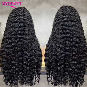 Parrucche Riccioline Birmane Grezze in <span class=keywords><strong>Capelli</strong></span> Umani Vergini Non Trattati, Trasparenti HD Senza Colla, Frontali, Stile Vietnamita e Peruviano - Product Image 3
