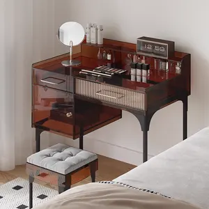 Light Luxury Dresser Bedroom Vanity Modern Simple Premium Creative Acrylic Mini Makeup Table