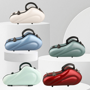 Borse per <span class=keywords><strong>Sassofono</strong></span> Soprano Yuchen, Scatola in Fibra di Vetro con Vernice Metallizzata Colore <span class=keywords><strong>SAX</strong></span> - Product Image 3