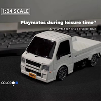 Voiture RC miniature WGNRC S841 à l'échelle 1/64, semi-propulsive, voiture de course RC miniature de poche, voiture RC miniature de drift, camion RC de drift haute vitesse, jouets