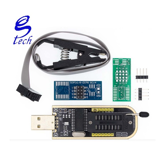 I21 Test Clip For EEPROM 93CXX / 25CXX / 24CXX + CH341 24 25 Series EEPROM Flash BIOS USB Programmer Module SOIC8 SOP8