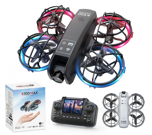 NEW K100 MAX RC Airplanes 8K HD Camera Real-Time Transmission Screen Control Obstacle Avoidance Aerial Photography Quadcopter