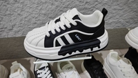 Chaussures de course pour hommes, toutes saisons, légères, en cuir véritable et maille, résistantes à l'usure, baskets de marche
