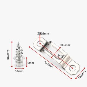 Attaches coulissantes traversantes et demi-traversantes Connecteurs de meubles invisibles deux en un attaches mères et enfants cachées - Product Image 2