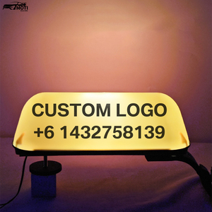 Insegna Magnetica per Tetto Auto Installazione Rapida in Plastica PP per Servizio di Consegna Pizza Taxi Istruttore di Guida Uso Commerciale - Product Image 5