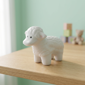 Balle anti-stress en PU personnalisée en forme de mouton, jouet sensoriel souple pour enfants et adultes - Product Image 1
