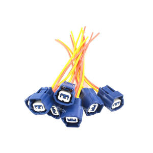 Conector impermeable automático de la serie RS de <span class=keywords><strong>2</strong></span> pines, Conector de arnés de cables automático hecho a medida 6189-0777 - Product Image 1