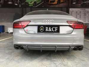 Lèvre de pare-chocs arrière de diffuseur universel en Fiber de carbone léger de Style PD pour <span class=keywords><strong>Audi</strong></span> A7 Sline S7 2012-2015 - Product Image 4