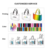 Sac fourre-tout en toile de coton coréen populaire, réutilisable, recyclé, avec poignée renforcée, imprimé, pour l'usage quotidien des étudiants