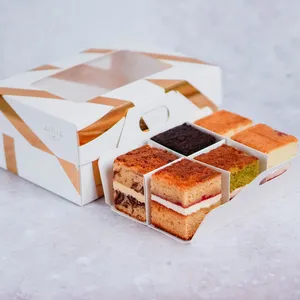 Caja de embalaje de pastel personalizada de lujo Caja de pastel de queso impresa para uso de cumpleaños Adecuado para pasteles Pasteles <span class=keywords><strong>Postres</strong></span> y regalos - Product Image 5