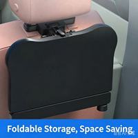 Table pliante pour siège de voiture, organiseur de siège arrière, table de repas pliable, bureau d'ordinateur, table de voyage en ABS pour siège arrière