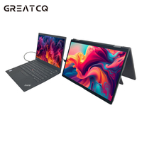 Moniteur portable double USB-C 14/15,6 pouces IPS LCD pour jeux et affaires, écran étendu rétroéclairé
