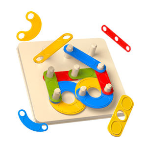 Pezzi Custom tubo nuovo Puzzle blocchi di costruzione gioco da tavolo giocattoli educativi per <span class=keywords><strong>bambini</strong></span> <span class=keywords><strong>bambini</strong></span> da <span class=keywords><strong>3</strong></span> a 7 <span class=keywords><strong>anni</strong></span> sia ragazza che ragazzo - Product Image 1