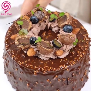 Bombones <span class=keywords><strong>de</strong></span> Chocolate Sólido Estilo Noble, Formas Decorativas, Dulces Asiáticos, Empaquetado a Granel, Bola Dorada con <span class=keywords><strong>Almendras</strong></span> - Product Image 1