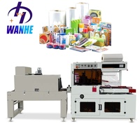 Machine d'emballage thermique de scellant latéral de boîte de carton cosmétique automatique Film rétractable de scellant de barre en L