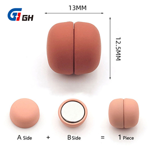 Hijab Chân Từ Thương Mại Mạnh Mẽ Sức Mạnh Neodymium N52 Nút Cho Đa Sử Dụng Đầy Màu Sắc Khăn Hồi Giáo Đầu Mạng Che Mặt Phụ Kiện - Product Image 2