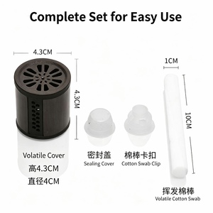 Portable <strong>Refillable</strong> Transparent Glass <strong>Car</strong> <strong>Diffuser</strong> Bottle for Auto Interior Air Freshener Decor - Product Image 6