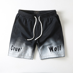 Set Streetwear Personalizzato 100% Cotone per <span class=keywords><strong>Uomo</strong></span>, T-shirt Larga con Ricamo a Patchwork e Pantaloni Stampati, Completo Due Pezzi - Product Image 2