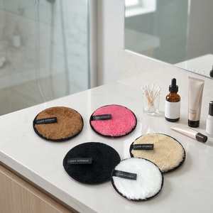 Tampons démaquillants réutilisables en microfibre - Éponge nettoyante douce pour le visage, lavable, écologique, zéro déchet, gomme démaquillante - Product Image 1