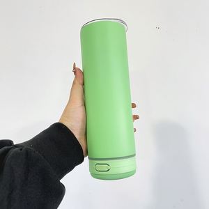 Gobelet isotherme fin et coloré de 20 oz avec haut-parleur, rechargeable par USB, finition mate, pour sublimation et impression par transfert thermique - Product Image 3