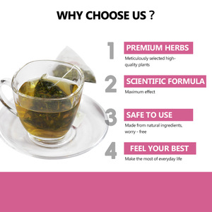 Té Herbal Vegano Natural para la Salud del Útero de la Mujer, Suplemento en Bolsitas para el Síndrome del Ovóni (<span class=keywords><strong>PCOS</strong></span>) - Product Image 4