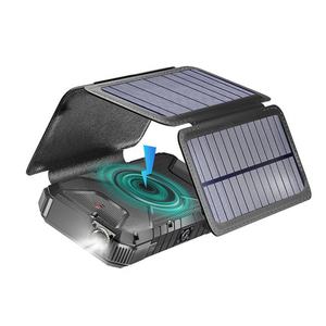 Cargador Solar Portátil Universal para Camping, Banco de Energía de 20000 mAh de Alta Capacidad, Resistente al Agua, con Carga Inalámbrica - Product Image 5