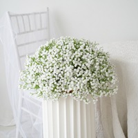 Bola Bunga Sutra Buatan Gaya Korea Dekorasi Lorong Pernikahan Buket Besar Bunga Baby's Breath Palsu Model All Sky Star