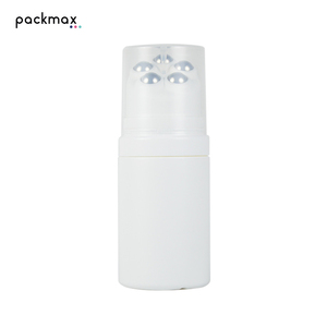 Tube souple PE 100 ml avec applicateur à 5 rouleaux biseautés – Emballage cosmétique vide pour gel musculaire, baume apaisant et sérum - Product Image 1