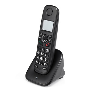 <span class=keywords><strong>DECT</strong></span> 1.8G <span class=keywords><strong>Cordless</strong></span> <span class=keywords><strong>telefono</strong></span> di casa con blocco di chiamata, ID chiamante vivavoce retroilluminato Display di base a <span class=keywords><strong>DECT</strong></span> singolo - Product Image 3