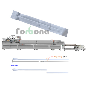 Machine automatique Forbona 600 pièces/min à tête unique pour la fabrication de cotons-tiges et de écouvillons pour la gorge avec inspection visuelle <span class=keywords><strong>brevet</strong></span>ée - Product Image 3