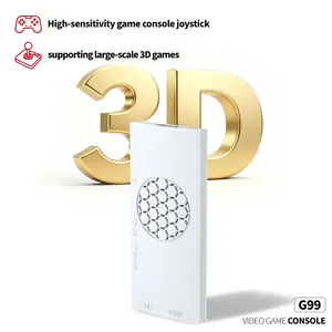 Console de jeu TV Qbuy G99 128 Go avec double manette, prend en charge plus de <span class=keywords><strong>35</strong></span> émulateurs, sortie 4K, sans fil 2,4 GHz, plus de 20 000 jeux intégrés - Product Image 6