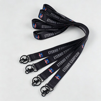 Lanyard pas cher Porte-clé Collier Polyester Sangle Imprimé pour Sublimation Lanyards Personnalisés Avec Logo Personnalisé