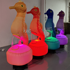 Événement Décor Gonflable Led Éclairage Hippocampe Gonflable Hippocampe Animal <span class=keywords><strong>Marin</strong></span> - Product Image 3