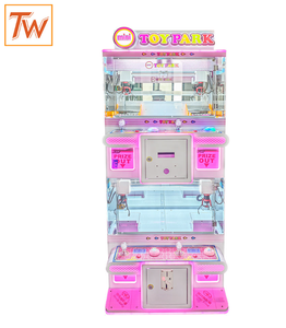 ตู้เกมหยอดเหรียญแบบ 4 ผู้เล่น เครื่องคีบตุ๊กตา ตู้จำหน่ายของเล่นเพื่อความบันเทิงสำหรับห้างสรรพสินค้า - Product Image 1