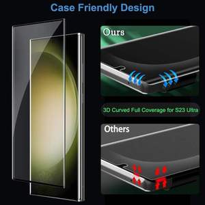 Hot Selling Support Fingerprint Unlocking <b>Glass</b> Phone Screen <b>Protector</b> for S23 Ultra - Product Image 6
