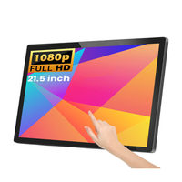 Écran tactile capacitif de 21,5 pouces, nouveau, rétroéclairage LED TFT, pour USB RS232 1080P, noir, usage professionnel