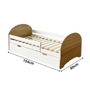 <span class=keywords><strong>Letto</strong></span> <span class=keywords><strong>singolo</strong></span> Montessori per bambini con sponda, in legno, con cassetto contenitore - Product Image 5