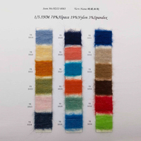 Haute Qualité Mélangé 78% Alpaga 19% Nylon 3% Spandex Fil Fantaisie pour Crochet À Tricoter