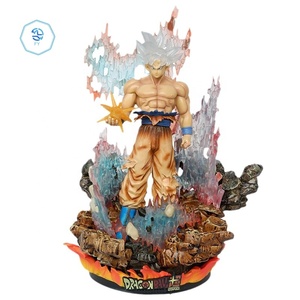 Figura de Goku con Habilidad Suprema de Dragon Ball Super FC: Free and Easy, Habilidad Divina Mejorada con Efecto Especial, Escultura de Tres Cabezas - Product Image 4