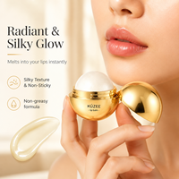 Baume à lèvres nourrissant au miel, à la vitamine E et à la vanille, parfum sucré, forme de boule rose, baume à lèvres mignon, marque propre du fabricant