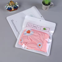 Pochette en plastique refermable avec impression en gravure personnalisée pour chaussettes, vêtements, sous-vêtements, emballage de marchandises en Mylar